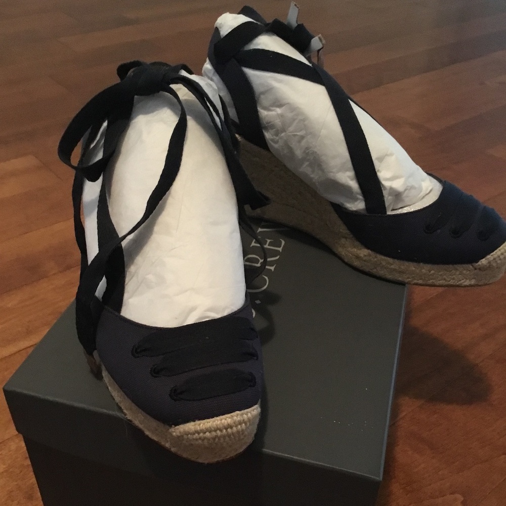 J Crew Wedge Espardilles